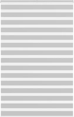 Produktbild von Doppelrollo Hellgrau 150x200 cm Stoffbreite 145,9 cm Polyester