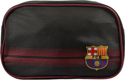 Produktbild von Barcelona FC - "Matchday" Kulturtasche BS6554 (Einheitsgröße) (Schwarz/Rot)