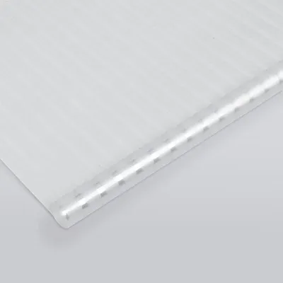 Produktbild von Faziango Fensterfolie Streifen,Sichtschutzfolie Fenster Milchglasfolie,statisch haftend ohne Klebstoff,Anti-UV Folie für Bad und Büro,60*200CM