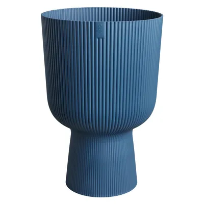 Image de elho® Vibes Cache-pot Fold Cup bleu profond Ø 30 cm - plastique