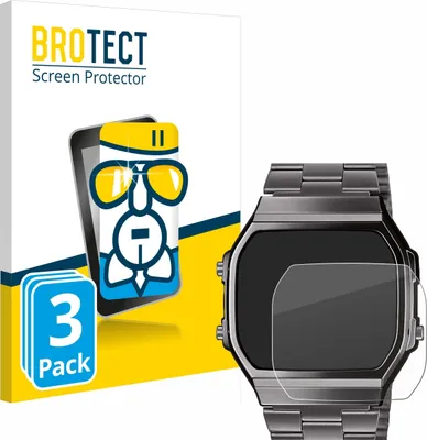 Produktbild von 3x BROTECT Schutzglas für Casio A168WEGG-1BEF Schutzfolie Panzer Folie Glas Display Schutz klar