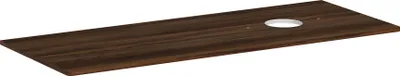 Image de hansgrohe Xelu Q Console avec découpe ronde à droite, 1360x550, pour vasque à poser, sans trou pour robinet, 54117630