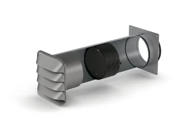 Produktbild von NABER SF-E-Jal Col® 150 inkl. THERMOBOX / Mauerkasten / verzinkter Stahl/Edelstahl / 150er Rundkanal