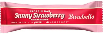 Produktbild von Barebells Protein Riegel Sunny Strawberry 55g – Protein-Snack ohne Zucker