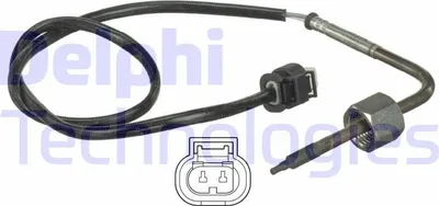Produktbild von DELPHI TS30093 Abgastemperatursensor passend für MERCEDES-BENZ M-Klasse (W164) 470mm