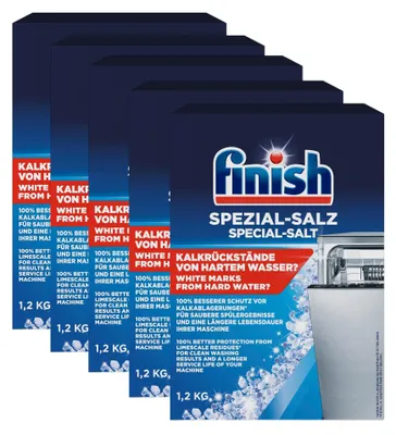 Produktbild von Finish Spezial-Salz Spülmaschinensalz 1,2kg | Regeneriersalz  (5er Pack)