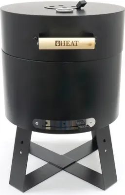 Zdjęcie produktu dla HEAT BRÅTEN grill na węgiel drzewny - grill - kosz na opał do ogrodu - beczka na opał i palenisko - 40x40x57 cm