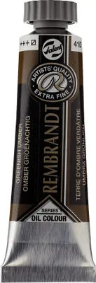 Obrázok produktu pre Olejová farba Rembrandt v tube 15 ml, umbrovozelená 410