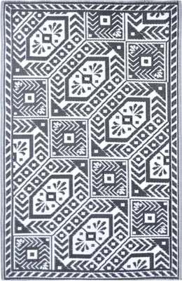 Image de Tapis Jardin Diamant Réversible, Résistant, Motif Géométrique - Esschert Design Bv