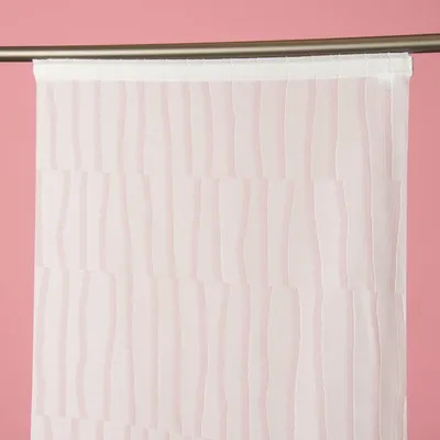 Produktbild von Schiebevorhang Flächenvorhang Scherli Streifen Miakdo weiß 245x60cm