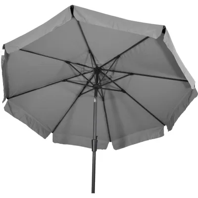 Produktbild von Lesli Living - Sonnenschirm zum Aufklappen Libra - Grau - Ø300cm