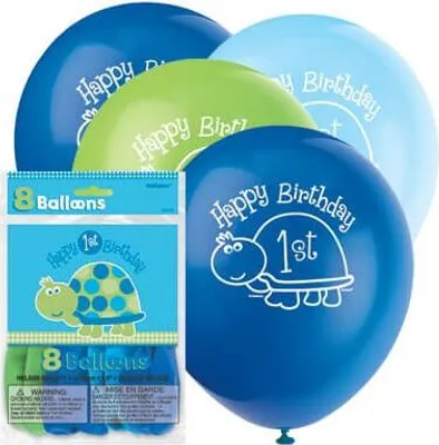 Produktbild von 1. Geburtstag Schildkröte 8 Luftballons