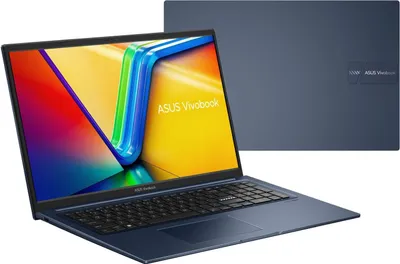 Produktbild von ASUS VivoBook 17 X1704VA-AU393W - 180°-Scharnierdesign - Intel Core i7 1355U / 1.7 GHz - Win 11 Home - Intel Iris Xe Grafikkarte - 16 GB RAM - 512 GB SSD NVMe - 43.9 cm (17.3")
