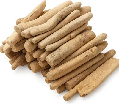 Produktbild von Treibholz 1kg natur Schwemmholz getrommelt Deko Holz Bastelholz Driftwood DIY