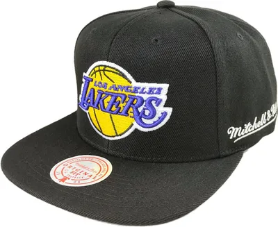 Produktbild von Mitchell & Ness NBA English Dropback Snapback Cap LA Lakers black