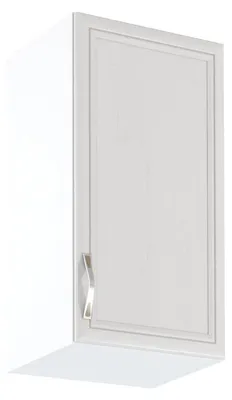 Produktbild von Oberschrank SILVARA – Breite 40 cm, Kiefernholz/Weiß, Echtlack