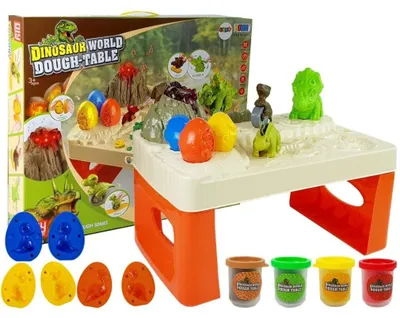 Obrázek produktu pro Doughcolina se stolem a příslušenstvím dinosaurů