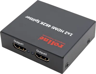 Obrázek produktu pro ROLINE 14.01.3559, HDMI, 2x HDMI, 3840 x 2160 px, Černá, 60 Hz, 70 mm