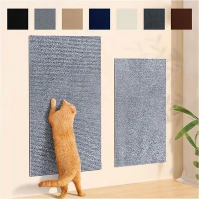 Produktbild von Selbstklebende Katzenkrabmat-Meubelbeschützer, 1 Stück, Grau, 40 x 100 cm