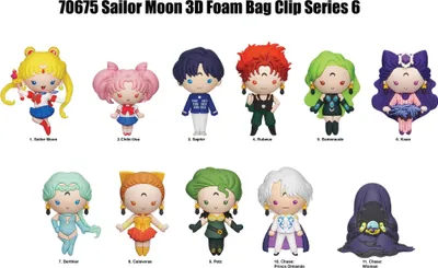 Immagine prodotto di Etichetta per borsa Sailor Moon 3D in PVC Serie 6