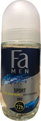 Obrázek produktu pro Fa Deo roll-on 50 ml pro muže, sportovní, suchá vůně zelených citrusů