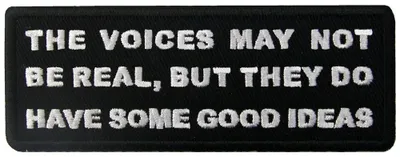 Stickpatch mit Klett, 10 x 3,8 cm, schwarz