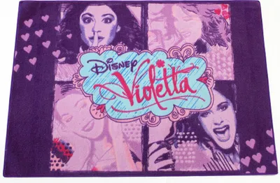 Produktbild von Disney VIOLETTA Teppich Kinderzimmer Kinderteppich lila 95-133cm