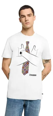 Produktbild von Spreadshirt Stromberg Berthold „Ernie“ Heisterkamp Kostüm Männer Premium T-Shirt, XXL, Weiß