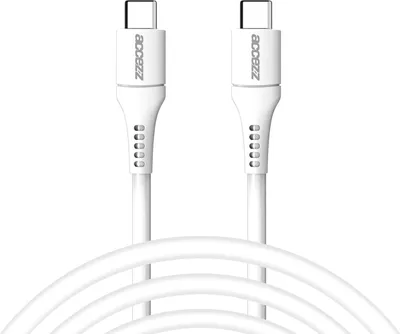 Image de Câble Accezz USB-C vers USB-C - 2 mètres - Blanc
