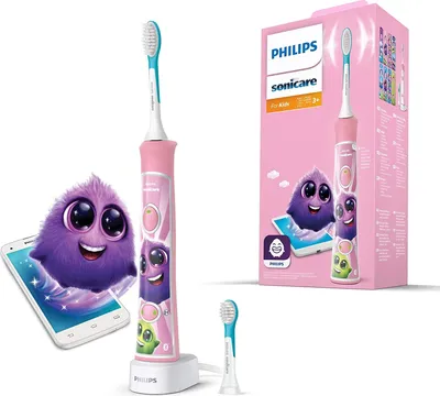 Produktbild von Philips Sonicare HX6352/43/42 Schall-KinderzahnbÃ1/4rste, Timer, Ladestandsanzeige