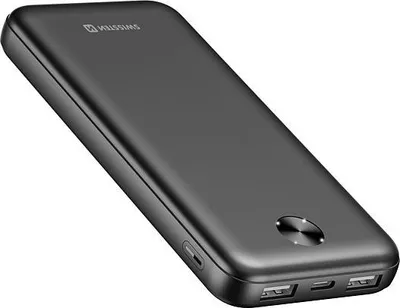 Obrázok produktu pre Swissten, Externá batéria 10000mAh 10,5W s dvojitým USB pripojením LED displej, čierna