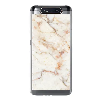 Produktbild von MuchoWow® Handyhülle Schutzhülle Hülle für Samsung Galaxy A80 Marmor - Braun - Luxus Silikon Softcase Handy Hülle - Schutzdeckel