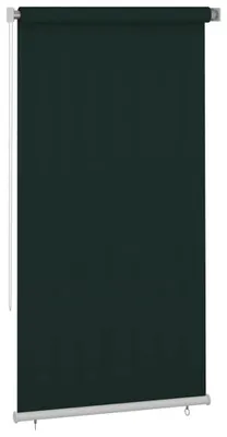 Obrázok produktu pre vidaXL vonkajšia rolovaná clona, 125 (šírka) x 230 (výška) cm, tmavozelená, vyrobená z HDPE