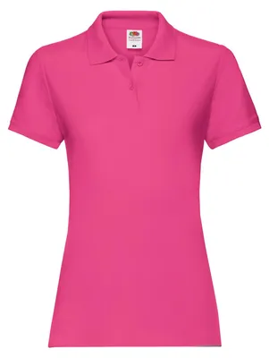 Produktbild von Fruit of the Loom - "Premium" Poloshirt für Damen FK2965 (XS) (Fuchsie)