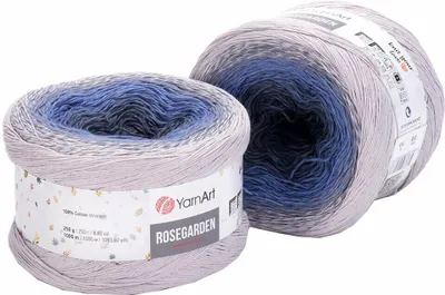 Zdjęcie produktu dla Yarn Art Rose Garden 315 Grey Blue Przędza dziewiarska
