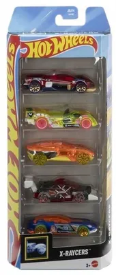 Produktbild von Hot Wheels 5er Fahrzeug-Set X-Raycers JBJ74 Sammlerautos