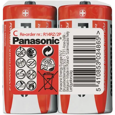 Obrázok produktu pre R14RZ/2P, monobateria, 1,5V, typ C