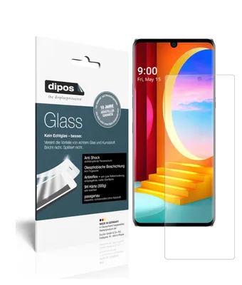 Produktbild von 2x Schutzfolie für LG Velvet 4G matt - Anti-Shock 9H Folie dipos Glass Kunststoffglas