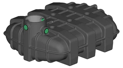 Produktbild von Regenwasser Flachtank 2500 Liter AQUA-FLAT