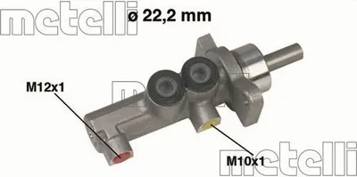 Produktbild von METELLI 05-0381 Bremszylinder Hauptbremszylinder für OPEL VECTRA B (36) VECTRA B Caravan (31) VECTRA B CC (38) für VAUXHALL Vectra (B) Limousine (J96)