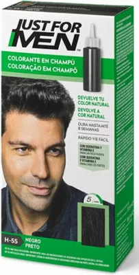 Zdjęcie produktu dla Just For Men Natural Black Shampoo Szampon koloryzujący 30ml