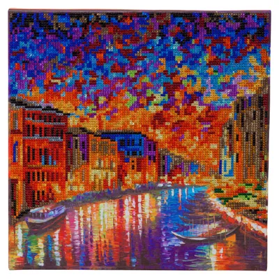 Produktbild von Diamond Painting "Crystal Art Kit", 30 x 30 cm Grand Canal Venice
