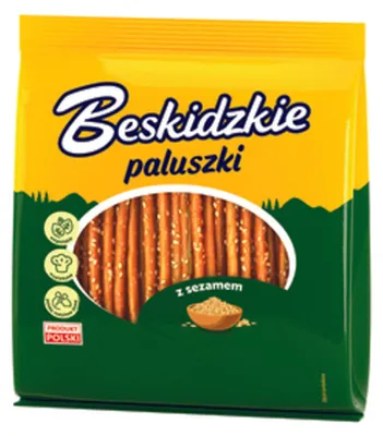 Zdjęcie produktu dla Beskidzkie Paluszki z sezamem 175g