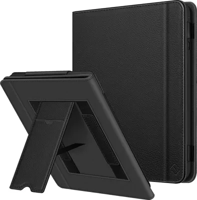 Immagine prodotto di Cover Fintie compatibile con Tolino Epos 3 / Kobo Sage eReader da 8 pollici - Cover protettiva con supporto per schede, cinghia per la mano e funzione sleep/wake automatica, nero