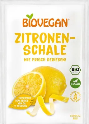 Produktbild von Zitronenschale - gerieben 9g 10er Pack