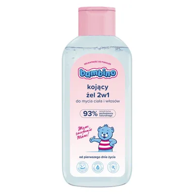 Immagine prodotto di Gel detergente lenitivo 2 in 1 per corpo e capelli dal primo giorno 400ml