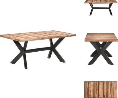 Produktbild von vidaXL Esstisch 180x90x75 cm Massivholz Honigfarben - Esstische