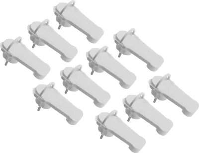 Produktbild von Meister Flachstecker weiß Set  mit 10 Stück 1,5 mm² Kabelquerschnitt IP20 Innenbereich