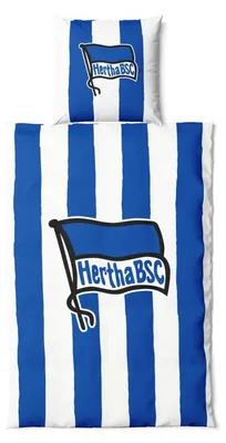 Produktbild von Hertha BSC Bettwäsche blau weiß
