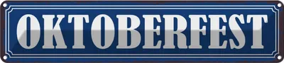 Produktbild von vianmo Blechschild 10x46 cm  Bier Feiern Party